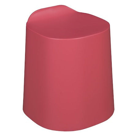 Regency Regency Dott Plastic Stackable Stool- Red Raspberry 1200RR